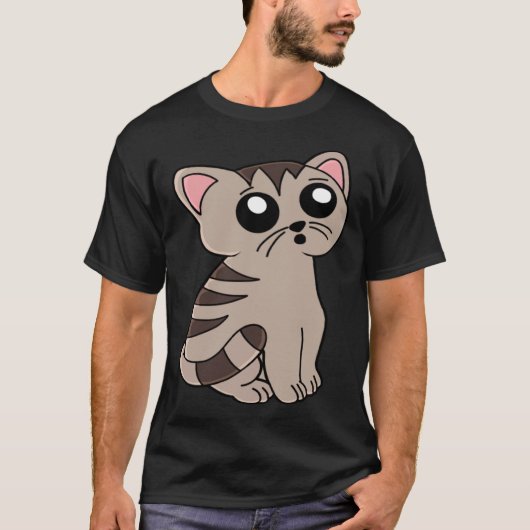 Cute Cat T-shirt (Voorkant)