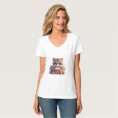 Cute Cat T-shirt (Voorkant volledig)