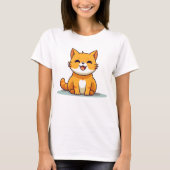 Cute Cat T-shirt (Voorkant)