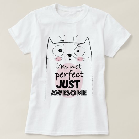 Cute Cat T-Shirt (Design voorkant)