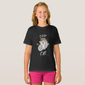 Cute Cat T-shirt (Voorkant volledig)