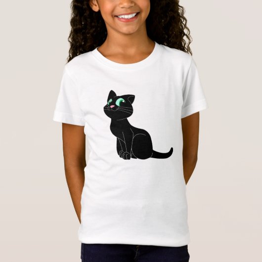 Cute Cat T-shirt (Voorkant)