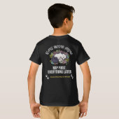 Cute Cat T-shirt (Achterkant volledig)