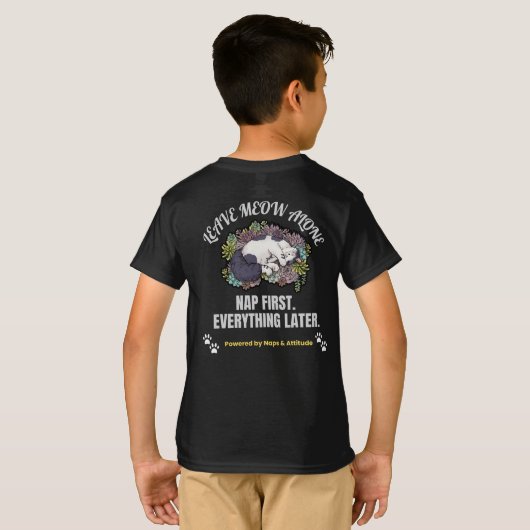 Cute Cat T-shirt (Achterkant volledig)