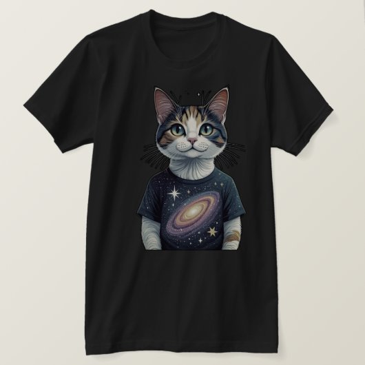 Cute Cat T-shirt (Design voorkant)