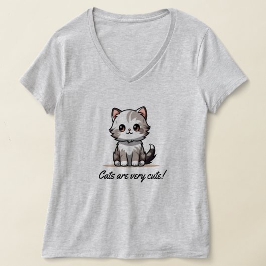 Cute Cat T-shirt (Laagn)