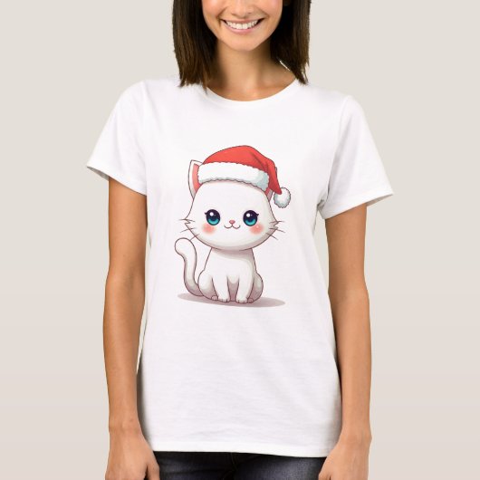 Cute Cat T-shirt (Voorkant)