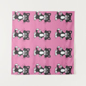 CUTE CAT-TAPESTRY WANDKLEED (Voorkant (horizontaal))
