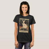 Cute Cat Tarot  The Devil Cat For Women Kids T-shirt (Voorkant volledig)