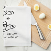 Cute Cat Tea Towel Theedoek (Quarter Fold)