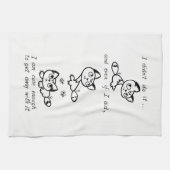 Cute Cat Tea Towel Theedoek (Horizontaal)