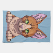 Cute Cat Theedoek (Horizontaal)