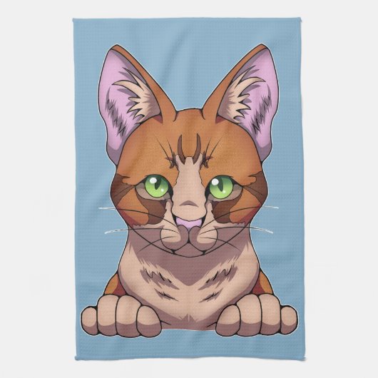 Cute Cat Theedoek (Verticaal)