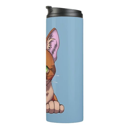 Cute Cat Thermosbeker (Geroteerd rechts)