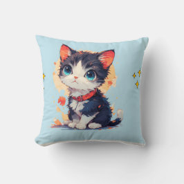 cute cat throw pilow  kussen