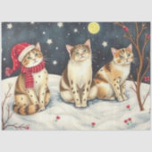 Cute Cat Tissue Paper Tissuepapier (Voorkant)