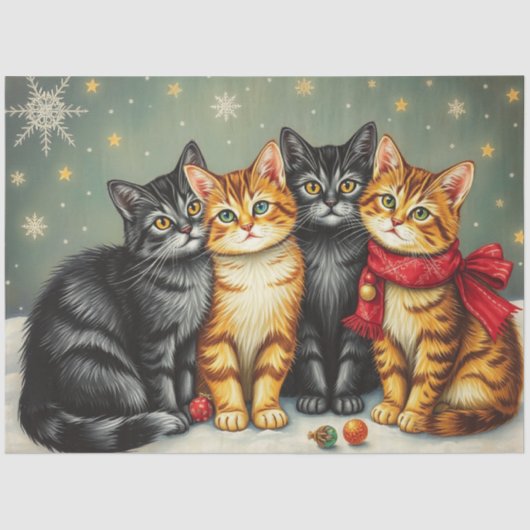 Cute Cat Tissue Paper Tissuepapier (Voorkant)