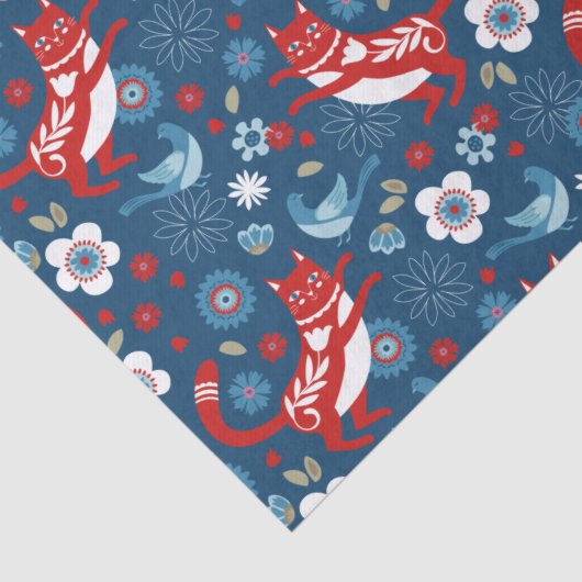 Cute Cat Tissue Paper Tissuepapier (Detail)