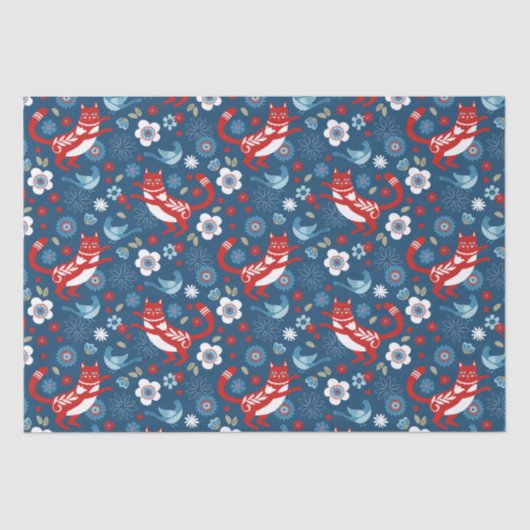 Cute Cat Tissue Paper Tissuepapier (Voorkant)