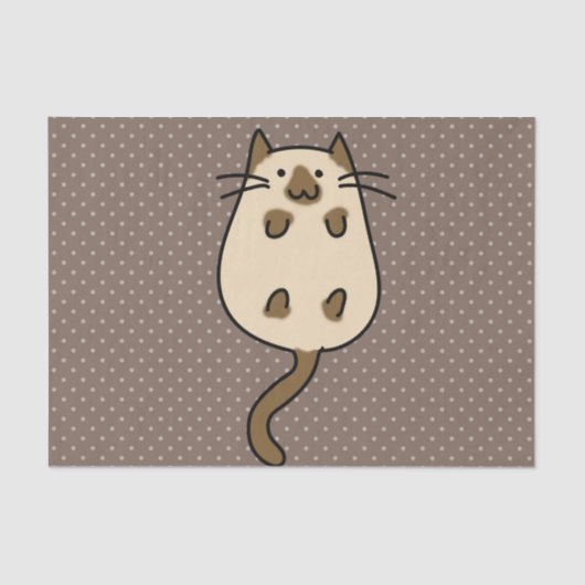 Cute Cat Tissuepapier (Voorkant)