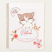 Cute cat to do with note books planner (Voorkant)