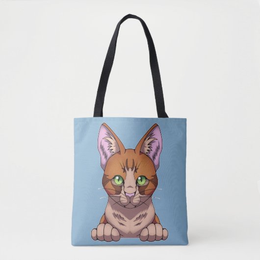 Cute Cat Tote Bag (Voorkant)