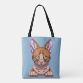 Cute Cat Tote Bag (Achterkant)