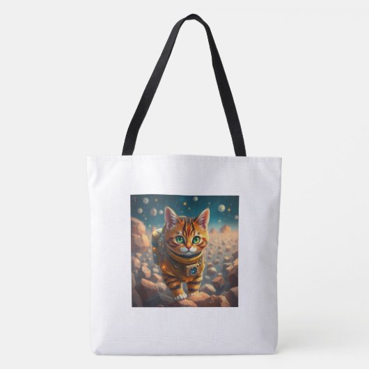 Cute Cat Tote Bag (Voorkant)