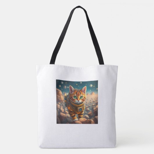 Cute Cat Tote Bag (Achterkant)