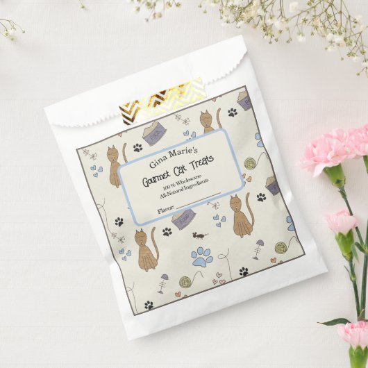 Cute Cat Trees Favor Bag Bedankzakje (Gezegeld)
