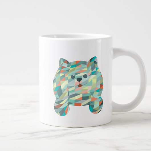 Cute Cat Triangular Grote Koffiekop (Rechts)