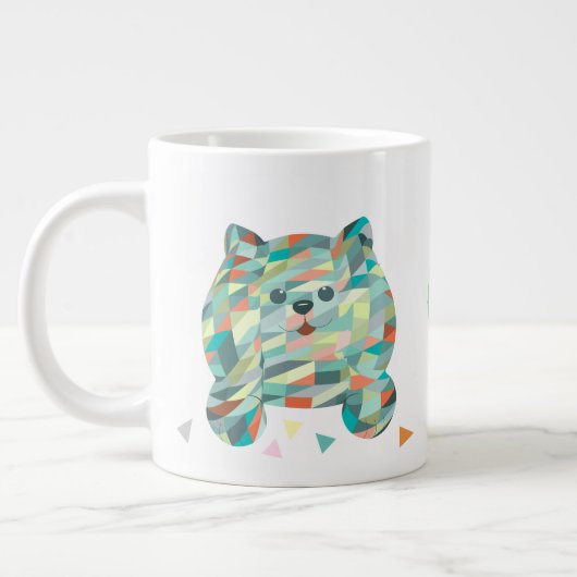 Cute Cat Triangular Grote Koffiekop (Links)