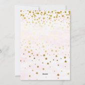 Cute cat unicorn-uitnodiging feestdagenkaart (Achterkant)