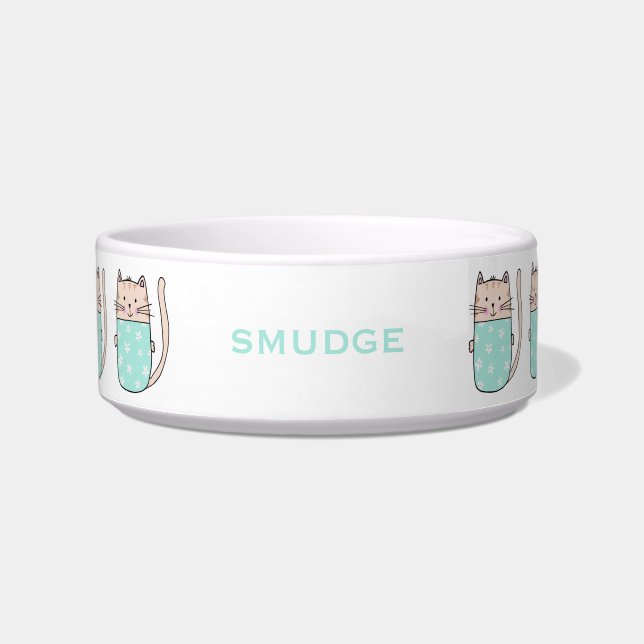 Cute Cat Voerbakje (Voorkant)