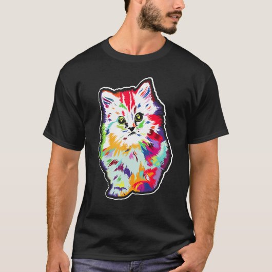 Cute Cat voor meisjes Kinder Kat Lady Cat Own T-shirt (Voorkant)