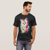 Cute Cat voor meisjes Kinder Kat Lady Cat Own T-shirt (Voorkant volledig)