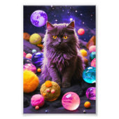 Cute Cat Wall Art  Decor Foto Afdruk (Voorkant)