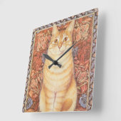 CUTE CAT WALL CLOCK VIERKANTE KLOK (Hoek)