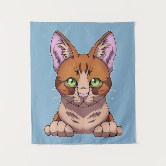 Cute Cat Wandkleed (Voorkant)