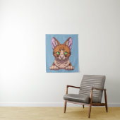 Cute Cat Wandkleed (In situ)