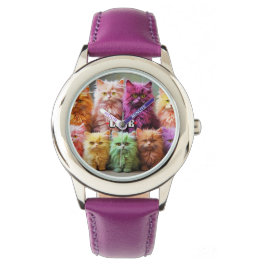 Cute Cat Watch for Kids – Fun & Colorful Timepiece Horloge