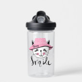 Cute Cat Water Fles (Voorkant)