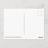 Cute Cat Water Goddess Amphitriet briefkaart (Achterkant)