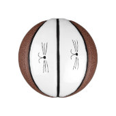 Cute Cat Whiskers Basketbal (Verticaal)