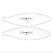 Cute Cat Whiskers Basketbal (Panelen)