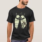 Cute Cat With Bow And Arrow Archer Cat T-shirt (Voorkant)