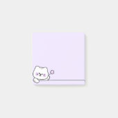 Cute Cat with Flower Post-it® Notes (Voorkant)