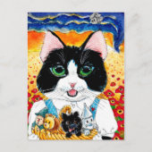 Cute Cat Wizard of Oz briefkaart (Voorkant)