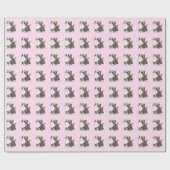Cute Cat Wrapping Paper Cadeaupapier (Vlak)