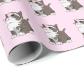 Cute Cat Wrapping Paper Cadeaupapier (Rol Hoek)